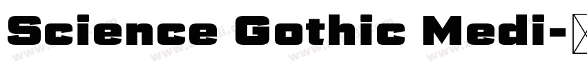 Science Gothic Medi字体转换 Science Gothic Medi字体转换
